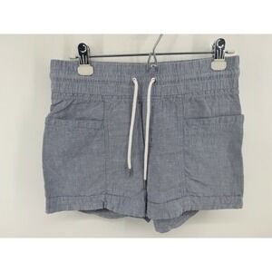 Athleta Cabo Linen Textured 4" Short Sz 2